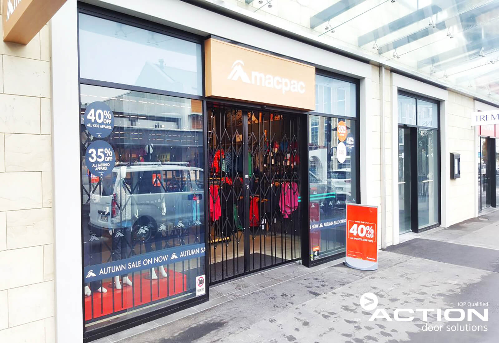 Retractable Security Grilles Action Door Solutions